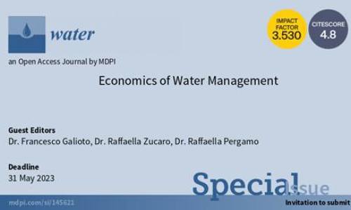 Pubblicazione del CREA PB sul tema "Gestione economica delle risorse idriche"